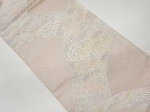松竹梅に古典柄模様織出し袋帯